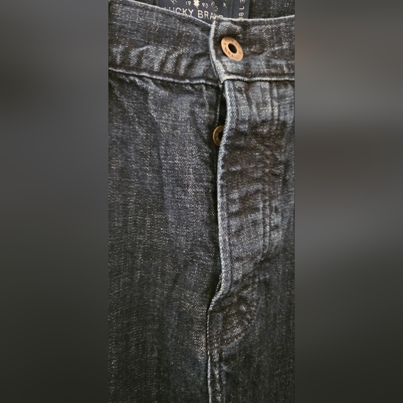 Lucky Brand Heritage Slim Button Fly Jeans Size W38 L30 - Picture 2 of 6